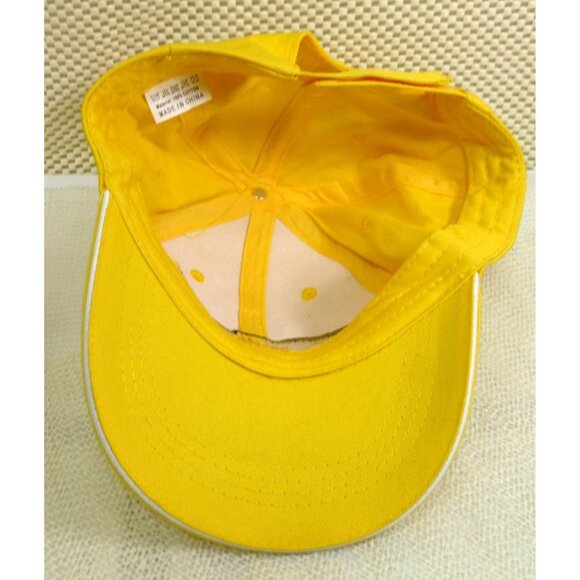 Al Capone Cigars "My Way" Yellow Baseball Cap Real Not Perfect Design - Picture 5 of 6